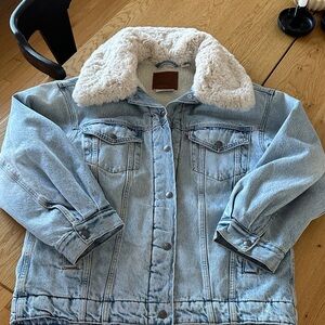 Levi's Light Blue Denim Oversized Jacket